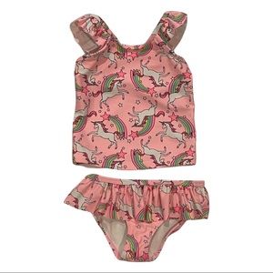 Carter’s girls unicorn tankini size 2T